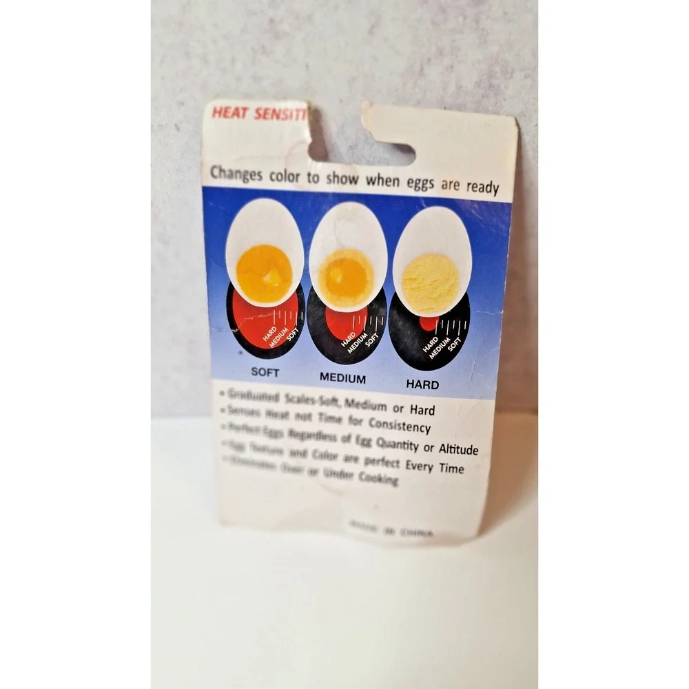 Plastic Egg Timer, Egg-Per'fect ColorChanging Egg Timer New
